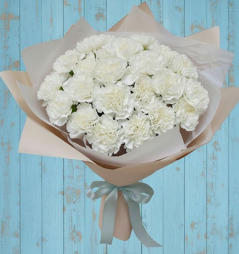 Букет цветов из: Гвоздики в Синегорье