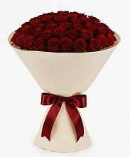 Букет 101 Бордовая роза Блэк Бакарра в Синегорье