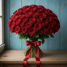 Букет Красные розы Блэк Меджик в Синегорье