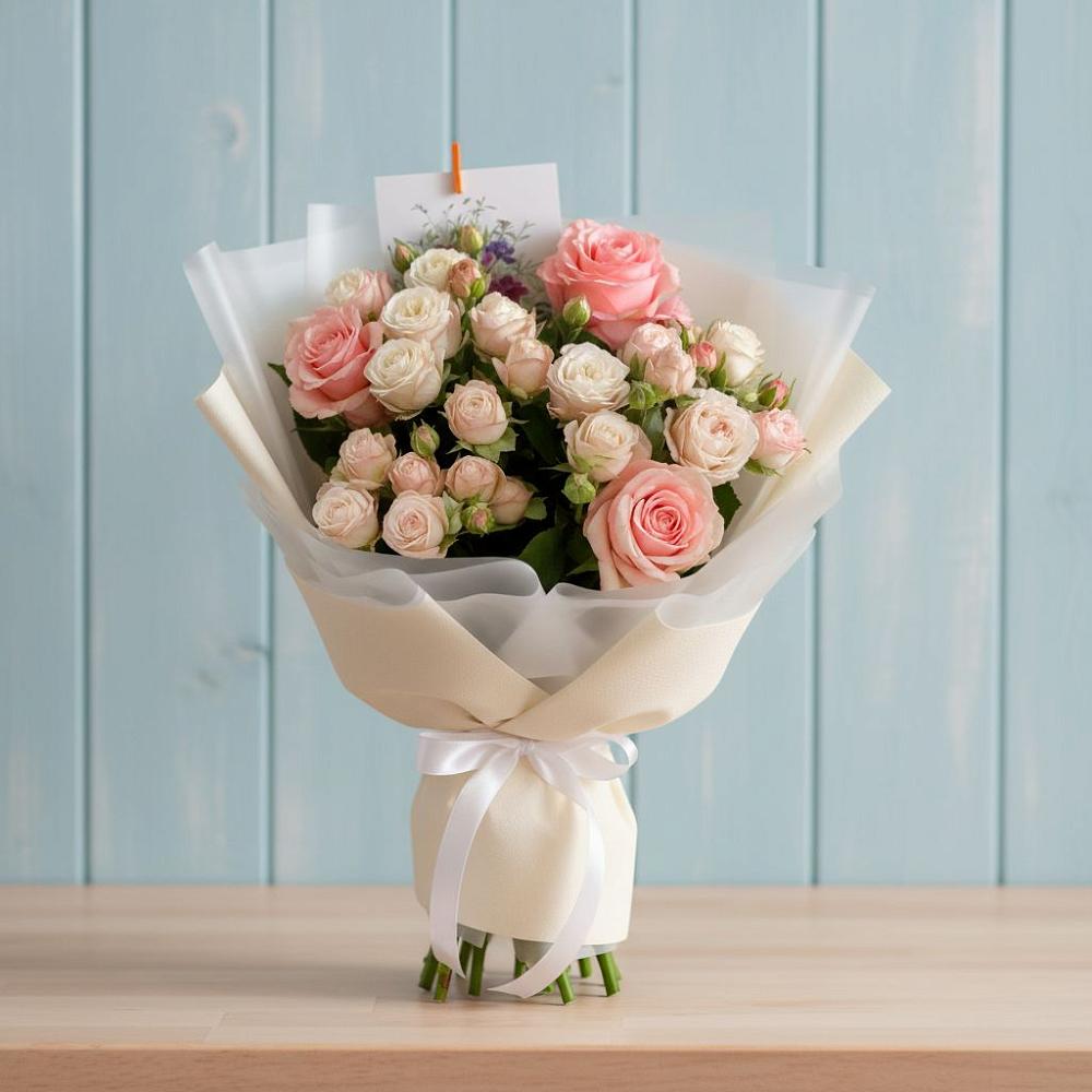 Букет цветов из: Розы в Синегорье