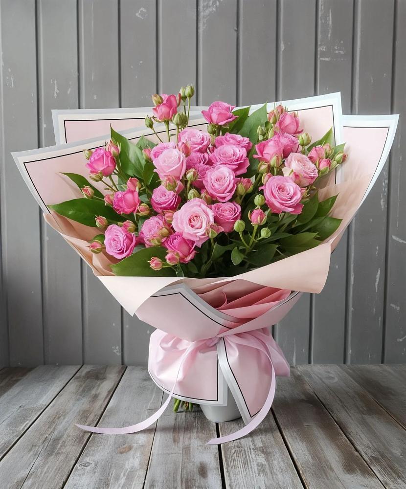 Букет Розовый кустик в Синегорье