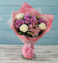 Букет цветов из:  Герберы #REPLACE_PRED# Синегорье