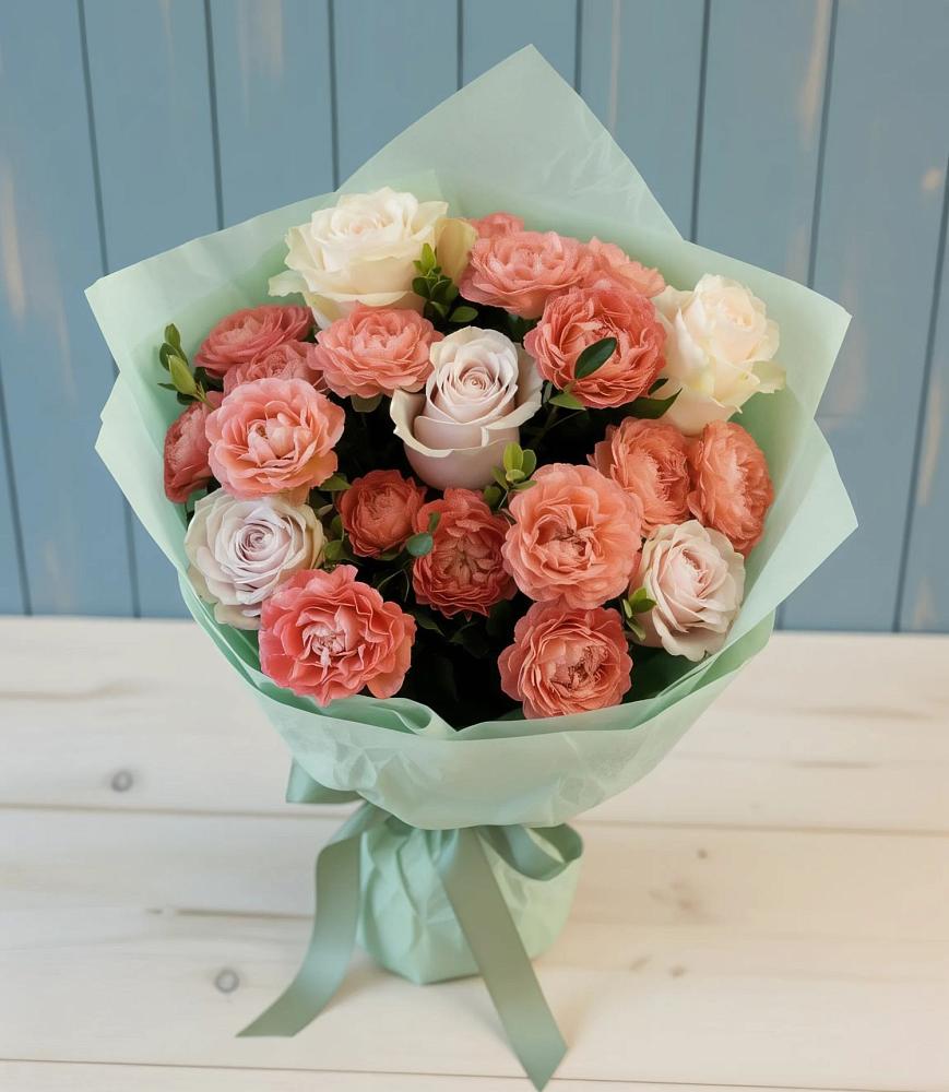 Букет цветов из: Розы в Синегорье