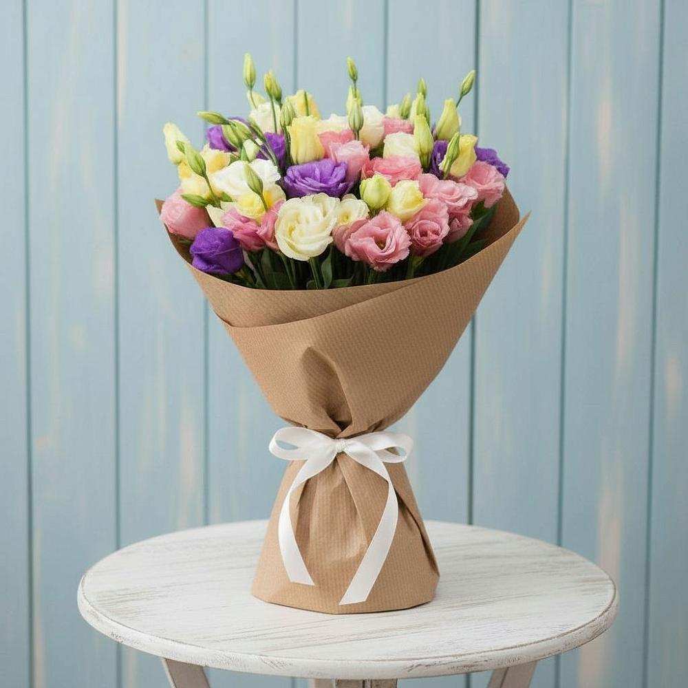 Букет цветов из: Лизиантусы в Синегорье