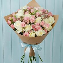 Букет цветов из:  Розы #REPLACE_PRED# Синегорье