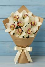 Букет цветов из:  Орхидеи и Розы в Синегорье